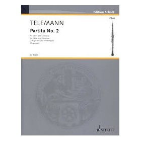 Telemann, Partita nº 2 para oboe y piano (Ed. Schott)