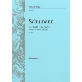 Schumann, der rose pilgerfahrt op.112 para canto y piano