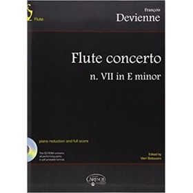Concierto para flauta nº 7 + cd. f. devienne