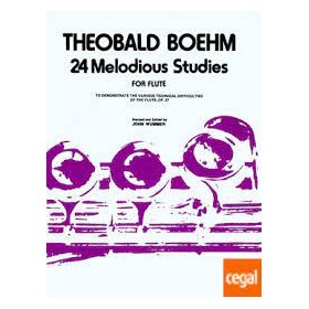 Boehm, T.  24 estudios melodicos  op.37 para flauta (Schirmer)