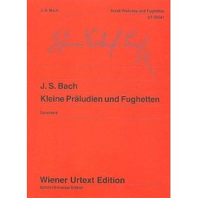 Bach j.s. pequeños preludios y fuguetas para piano (dehnhatd