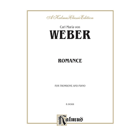 Weber, Romance para trombón y piano (Ed. Kalmus)