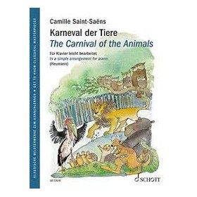 Saint Saens. El carnaval de los animales (Arr. piano facil) Ed. Schott