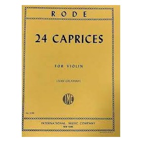 Rode. 24 caprichos para violin (Rev.Galamian (Ed. IMC)