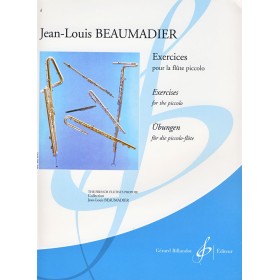 Beaumadier j. l. ejercicios para flautin (piccolo)(billaudot