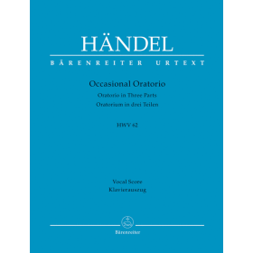 Handel occasional oratorio (oratorio en 3 partes) hwv 62 (ca