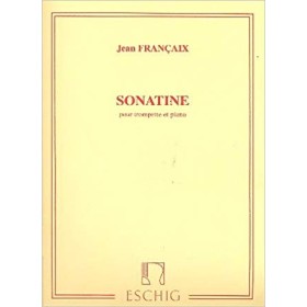 Francaix j. sonata para trompeta y piano.  edit. hal leonard