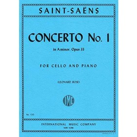 Concierto núm. 1 en La menor, op. 33, violonchelo y piano (Rose), Camille Saint-Saens (Internacional