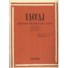 Vaccai, N. Metodo practico canto (soprano/tenor) con CD (Ricordi)