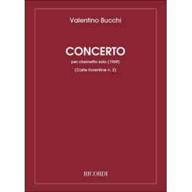 Bucchi, concierto para clarinete solo (Ed. Ricordi)