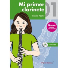 Pastor, V. Mi primer clarinete vol. 1 (con CD) Ed. Impromptu