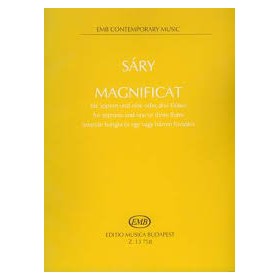 Sary, Magnificat  para soprano y flauta/as (Ed. EMB)