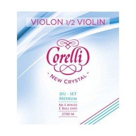 Set de cuerdas violín Corelli Crystal Bola Medium 1/2