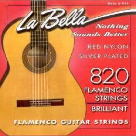 Cuerda 2ª La Bella Roja Flamenca 822