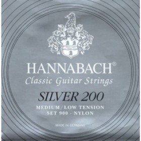 Juego Hannabach Silver 200 Clásica 900-MLT