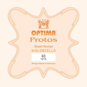 Cuerda cello Optima Protos 1213 3ª Sol Medium 4/4