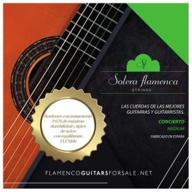 Set de cuerdas guitarra Solera Flamenca Concierto tensión media