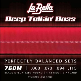 Juego La Bella Bajo Deep Talkin' Bass Tapewound 760-N (060-115)