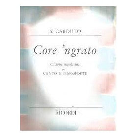 Cardillo, Core ´ngrato para canto y piano (Ed. Ricordi)